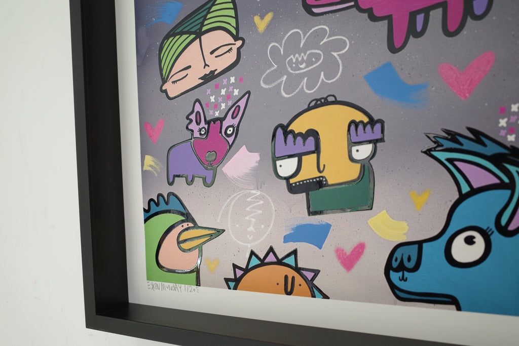 Colour Storm - Textured Giclee Print