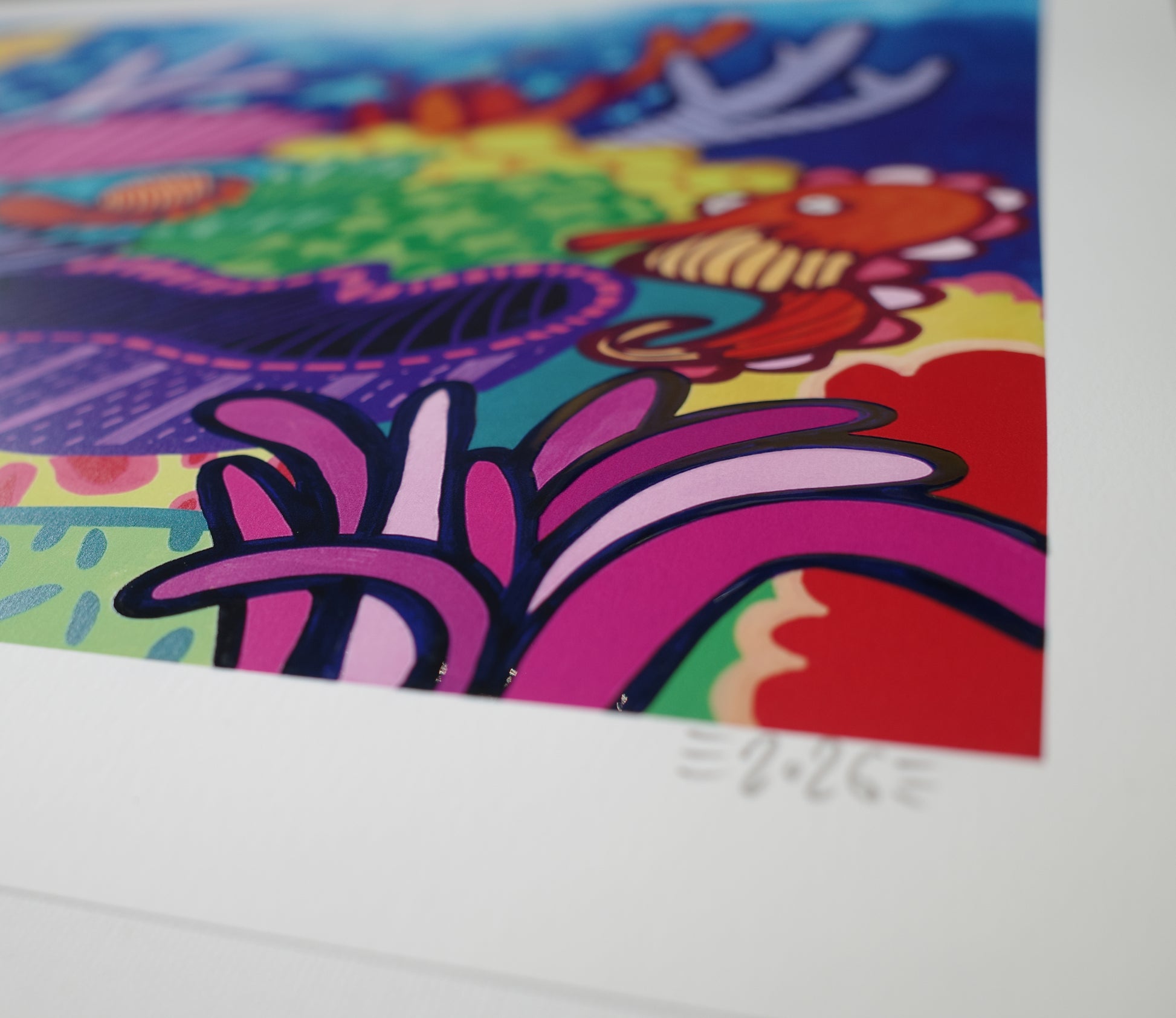 Starlit Reef - Textured Giclee Print