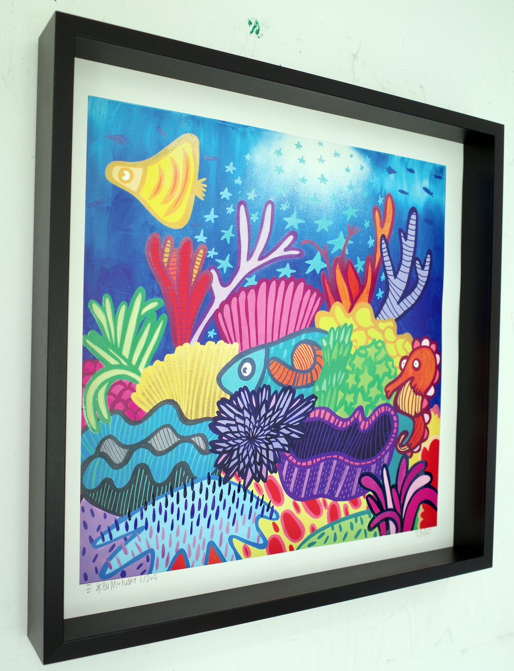 Starlit Reef - Textured Giclee Print