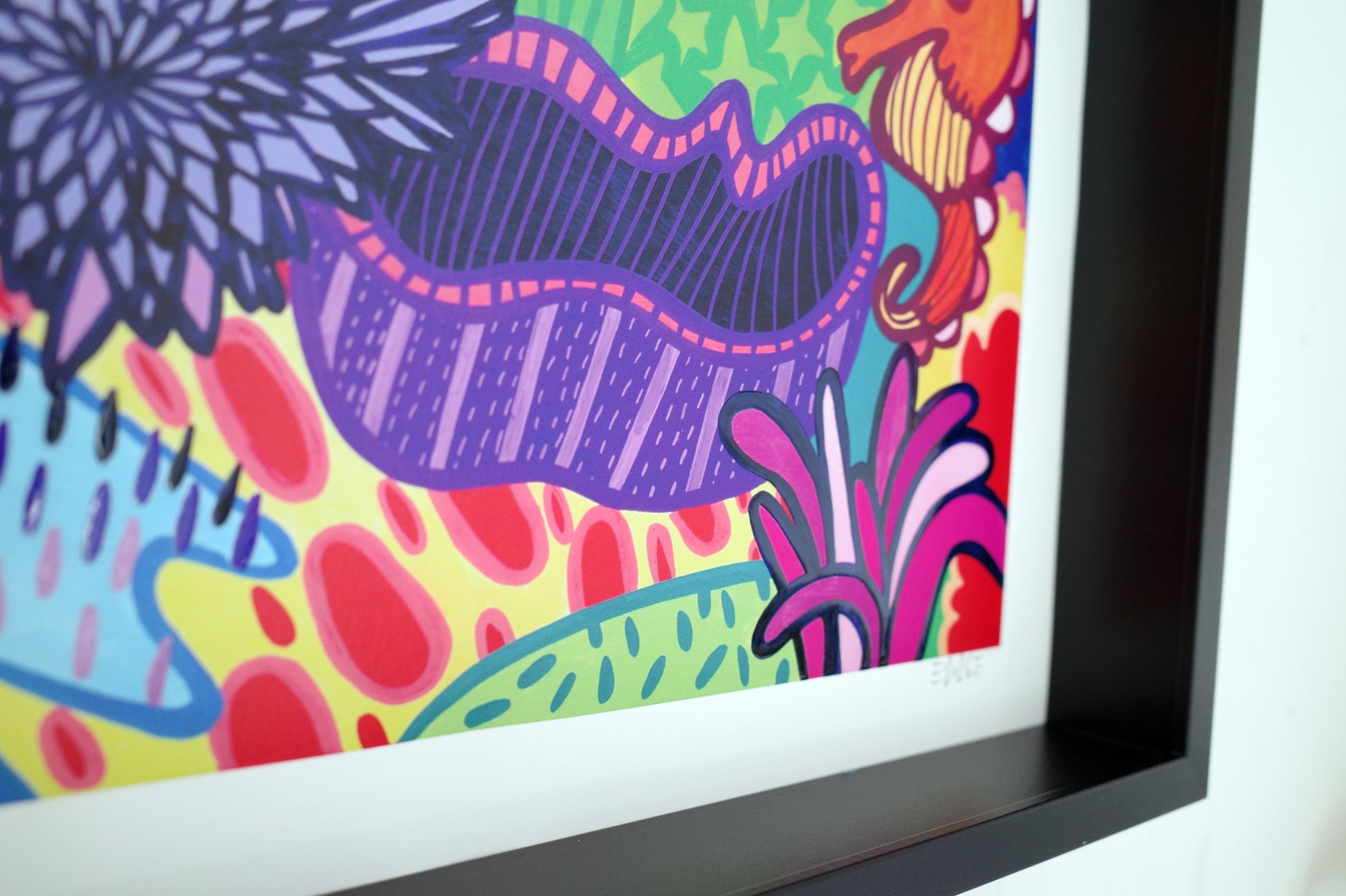 Starlit Reef - Textured Giclee Print