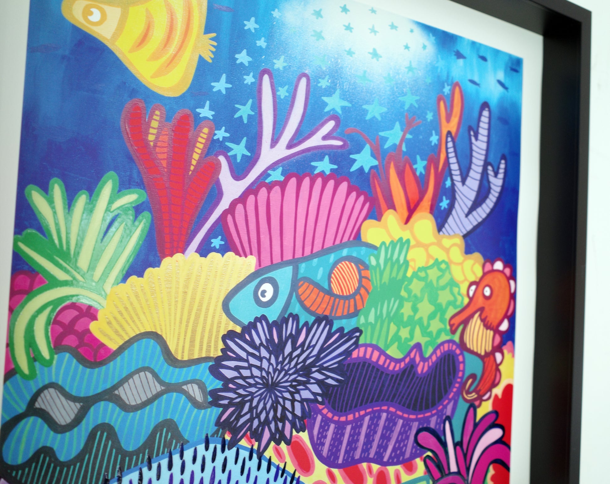 Starlit Reef - Textured Giclee Print