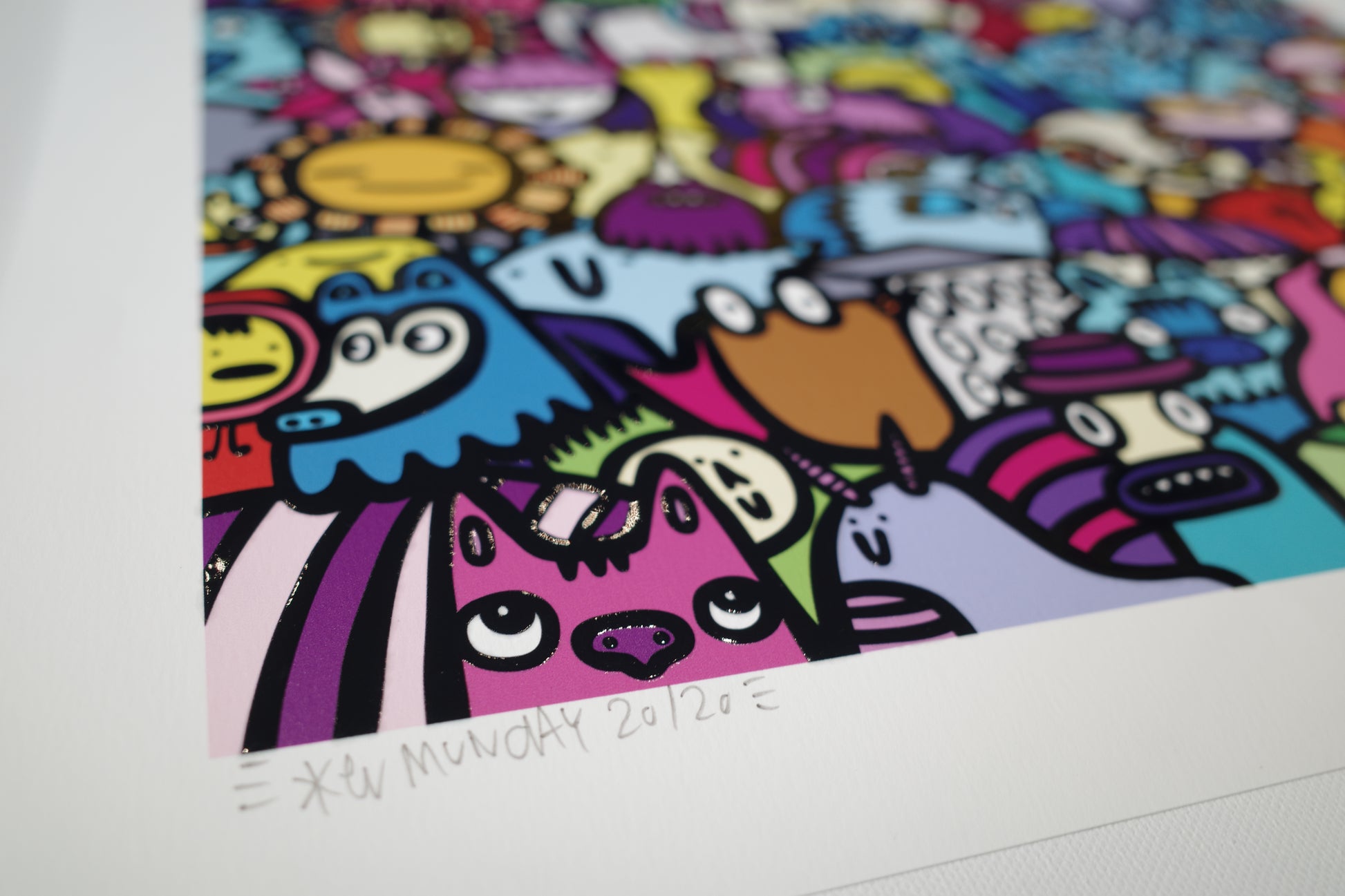 Big Night Out - Textured Giclee Print