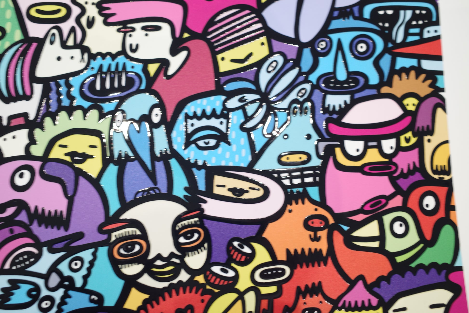 Big Night Out - Textured Giclee Print