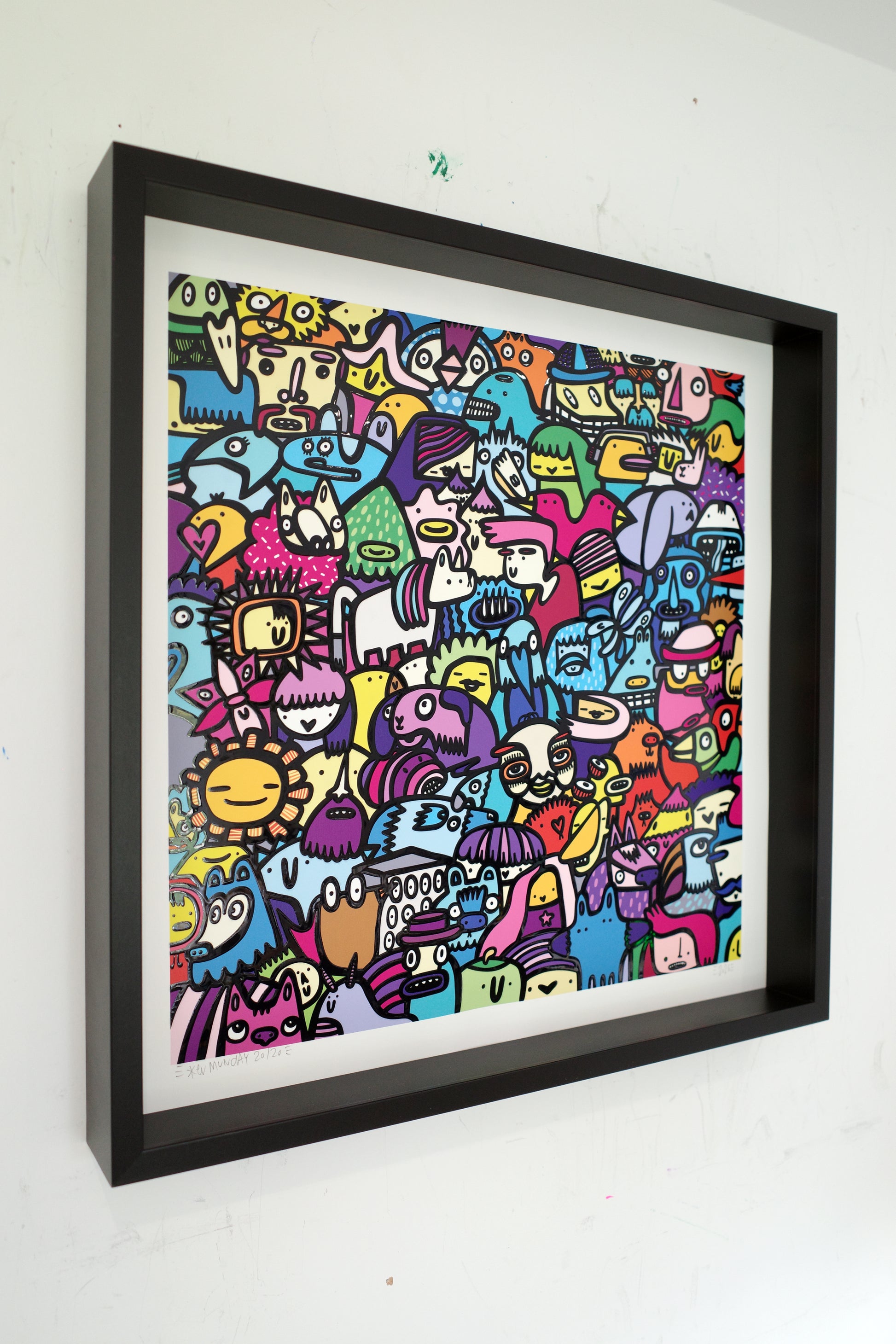 Big Night Out - Textured Giclee Print