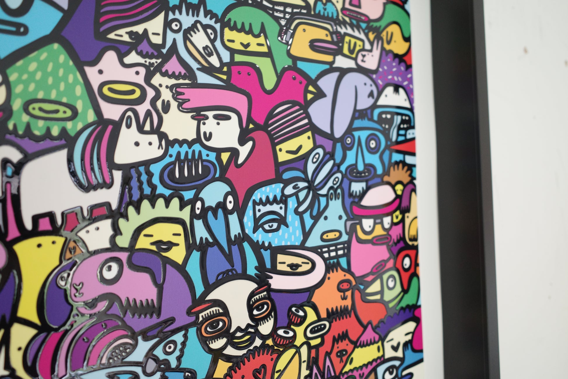 Big Night Out - Textured Giclee Print