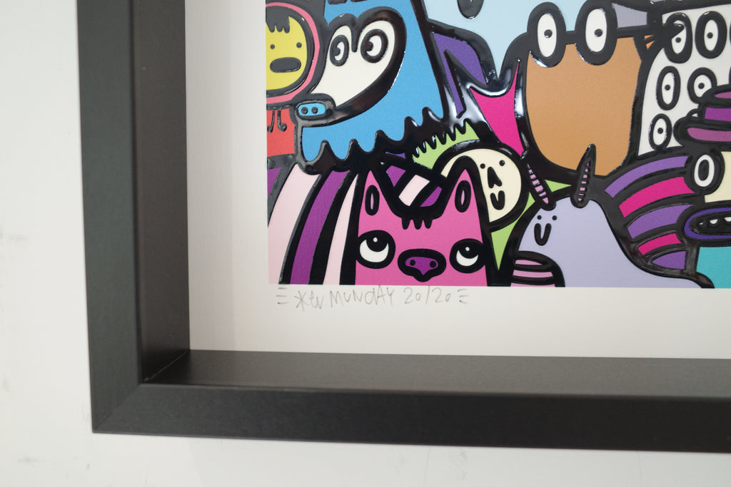 Big Night Out - Textured Giclee Print