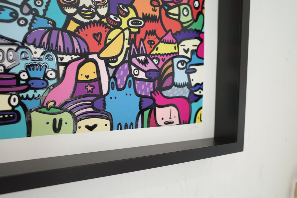 Big Night Out - Textured Giclee Print