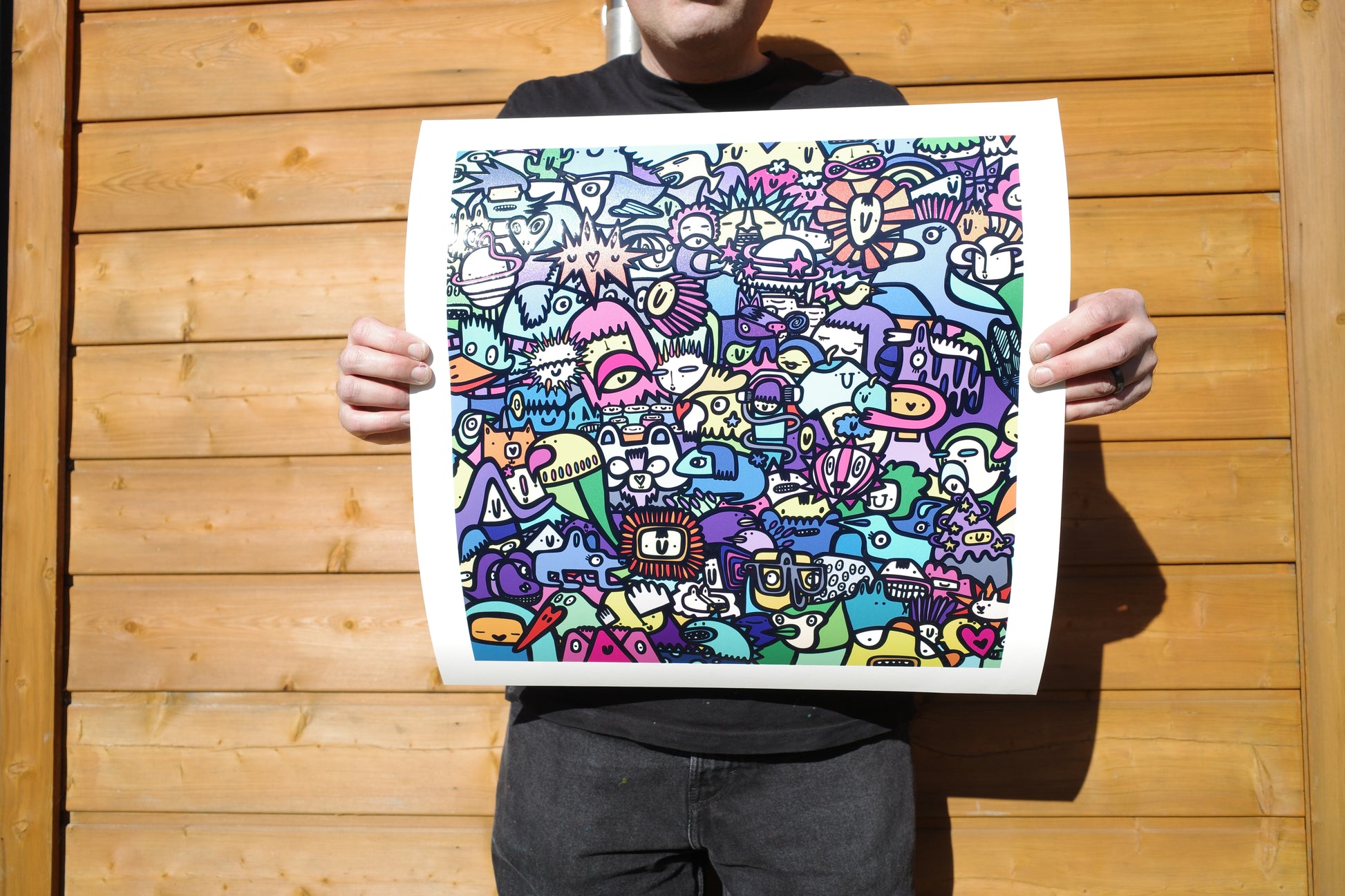 Symbiotic Citizens - Textured Giclee Print