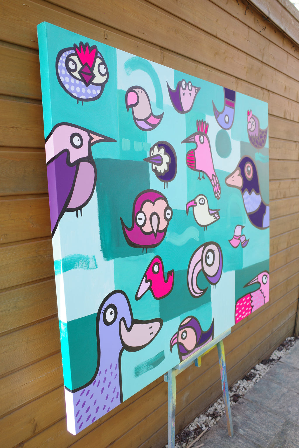 Harmonious Birds - Original painting