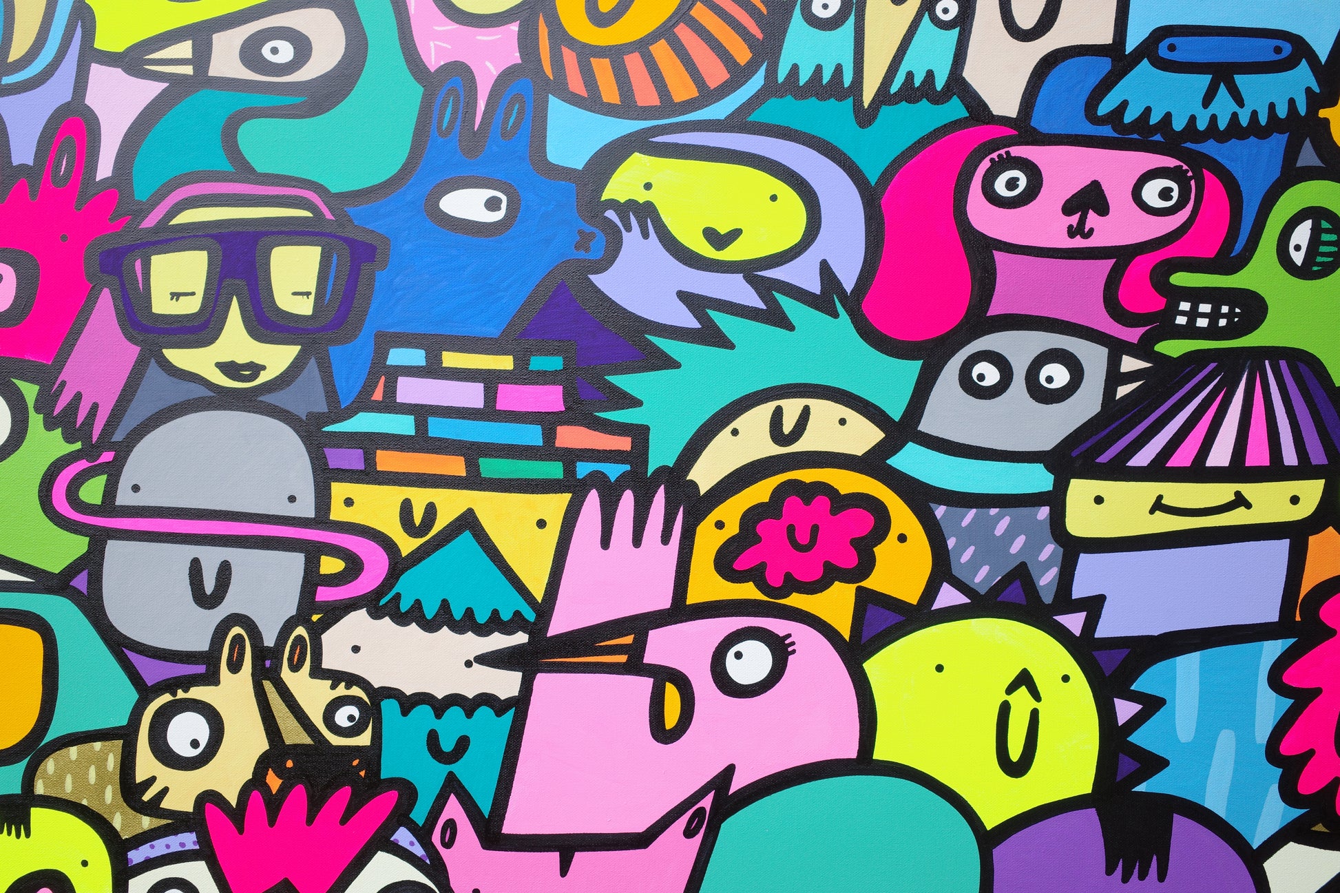 Vibing Together - Original Painting