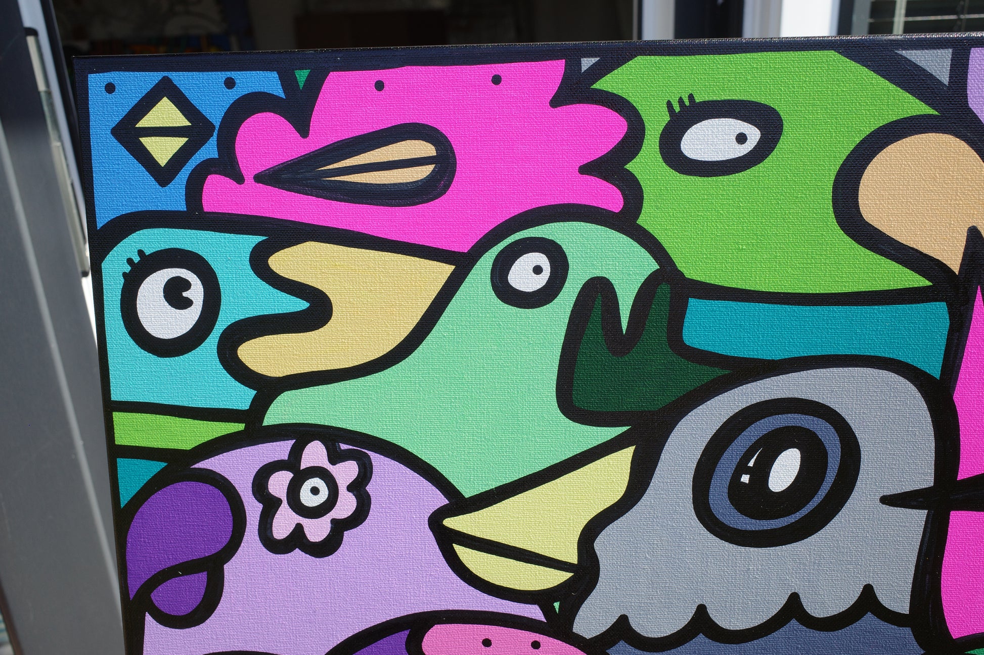 Cheerful Flock - Original Painting