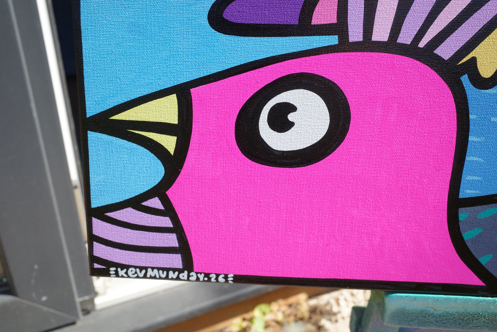 Cheerful Flock - Original Painting