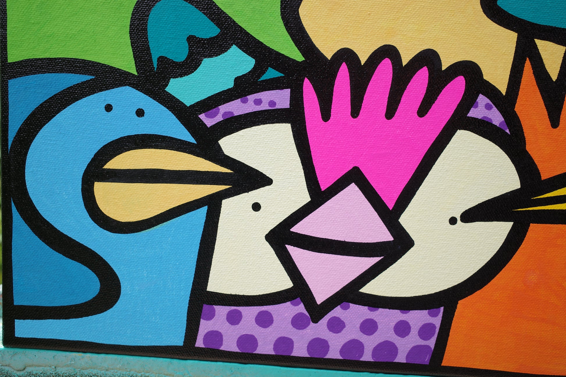 Fluttering Flock - Original Painting