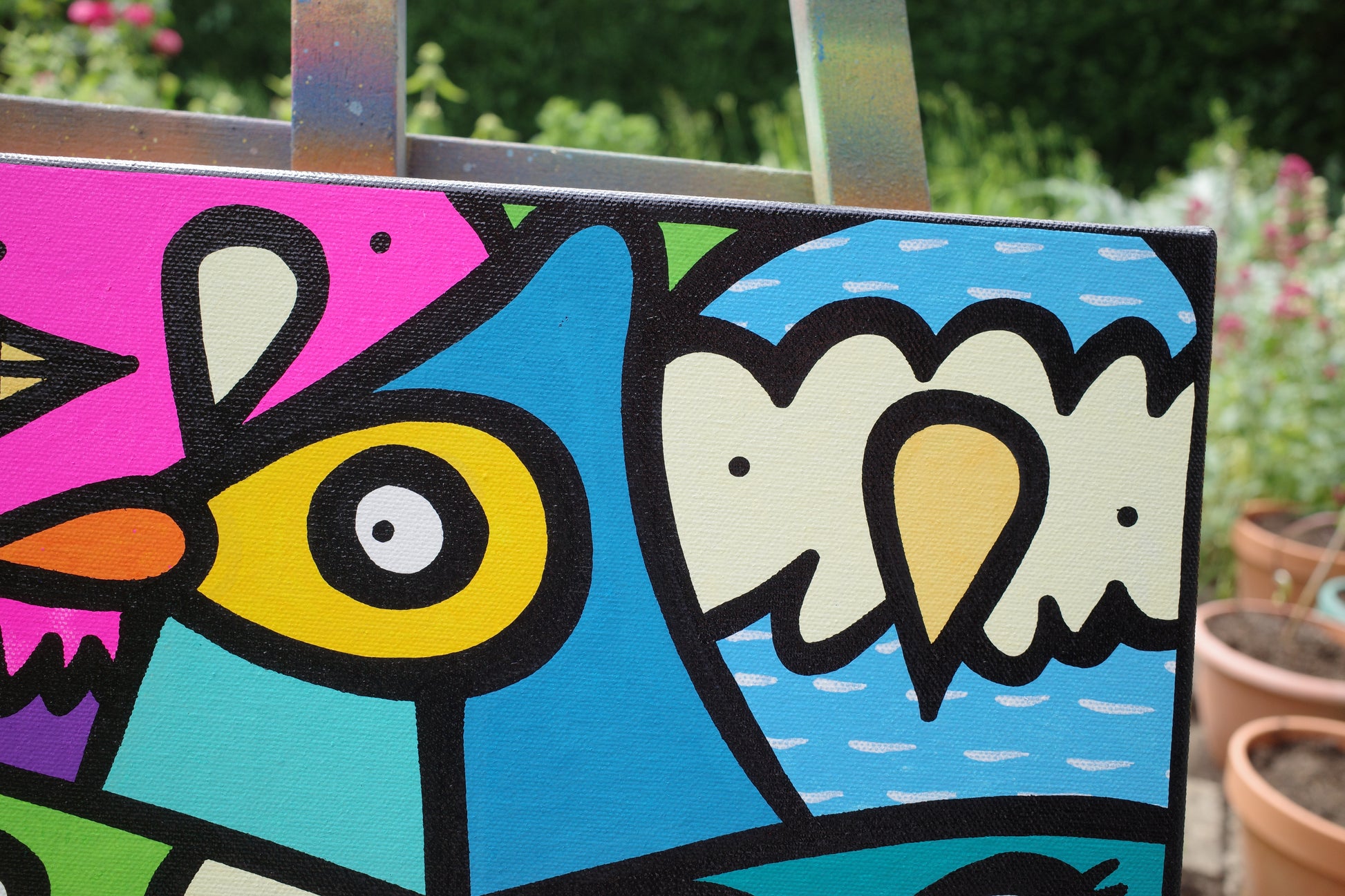 Fluttering Flock - Original Painting