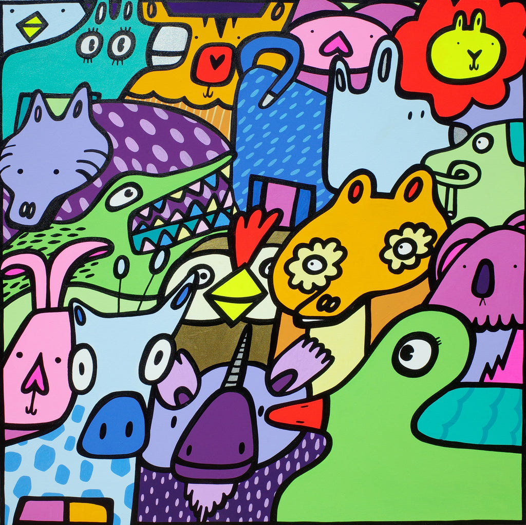 Barks & Roars - Original Painting