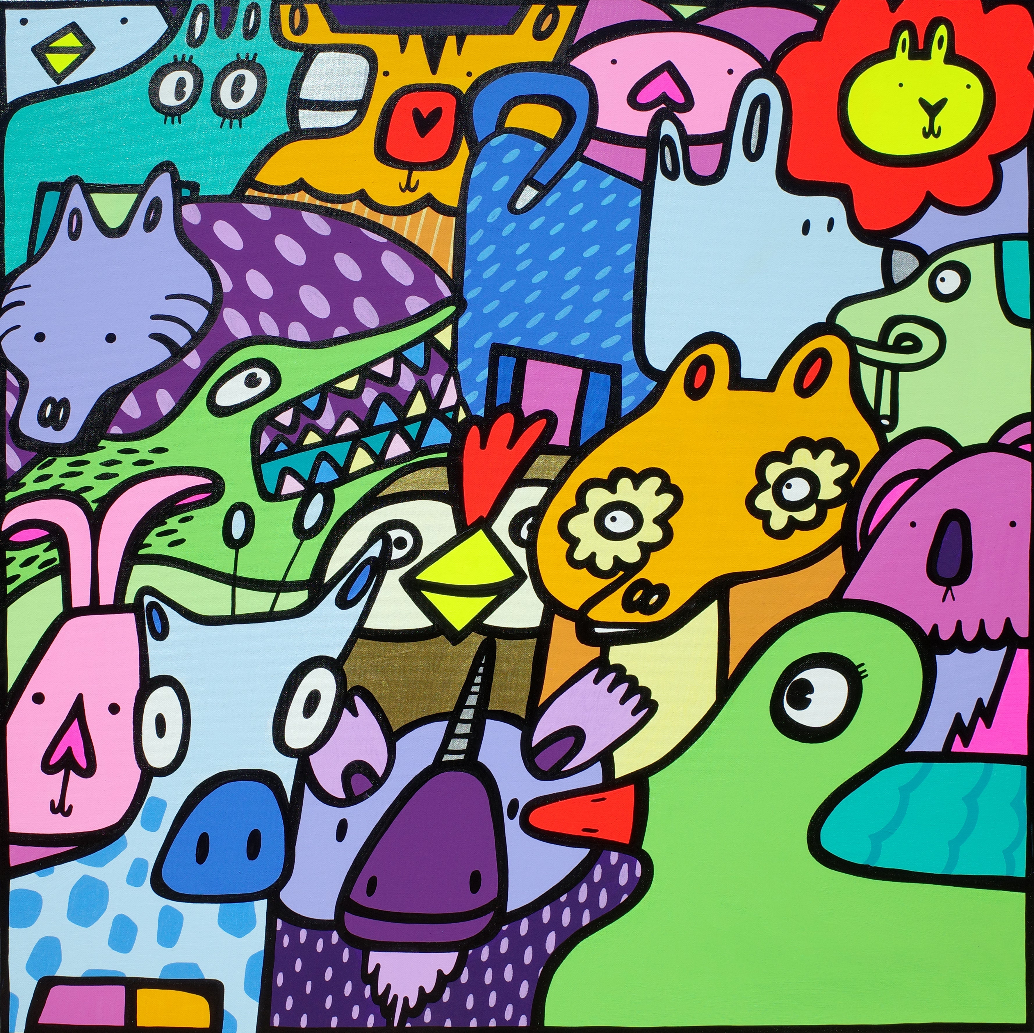 Barks & Roars - Original Painting