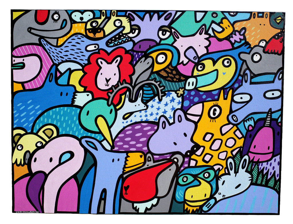 Serene Menagerie - Original Painting