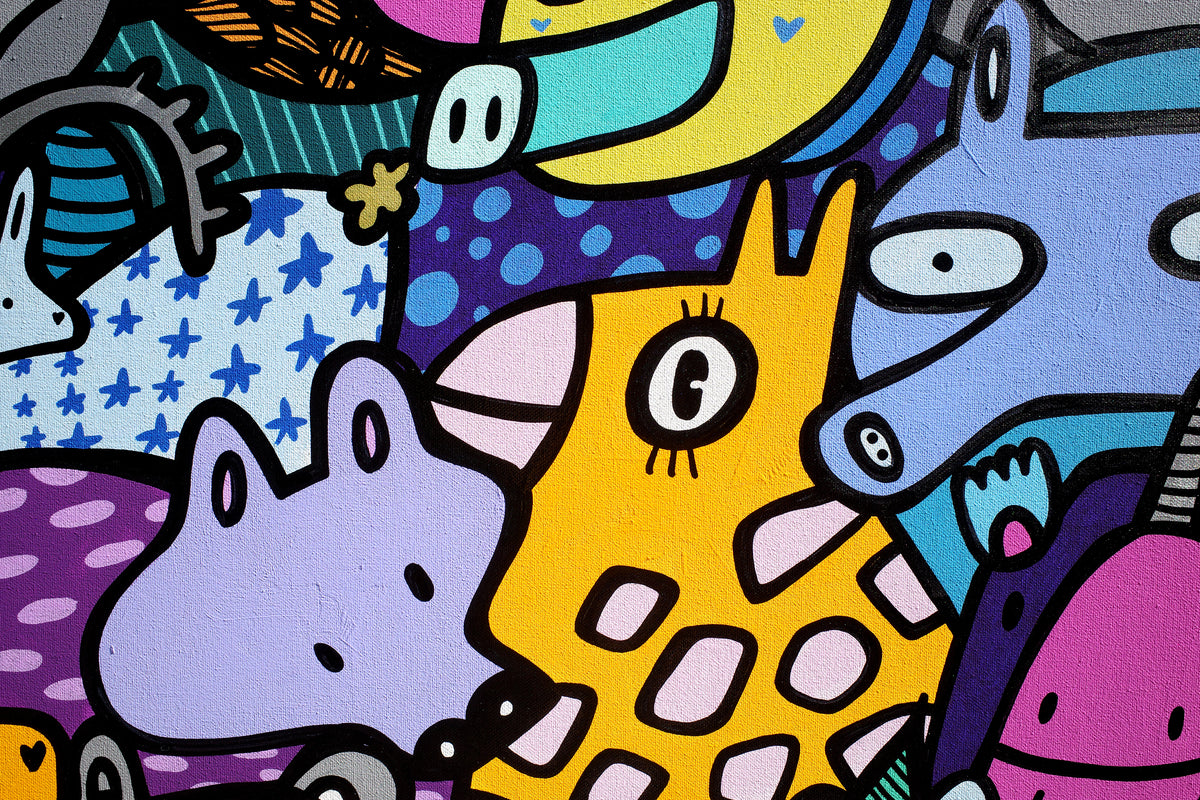 Serene Menagerie - Original Painting