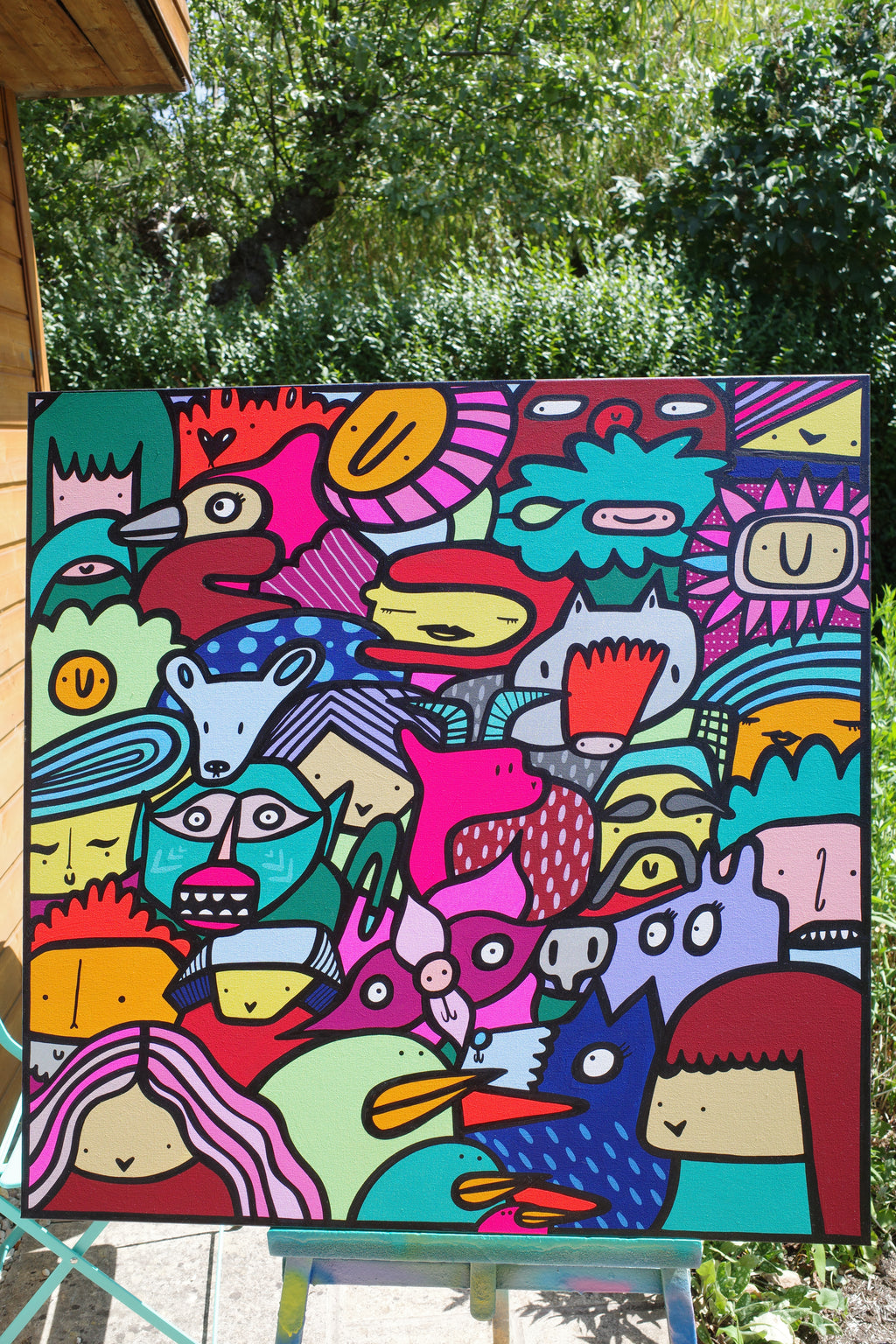 Red Sky Summer- Original Painting