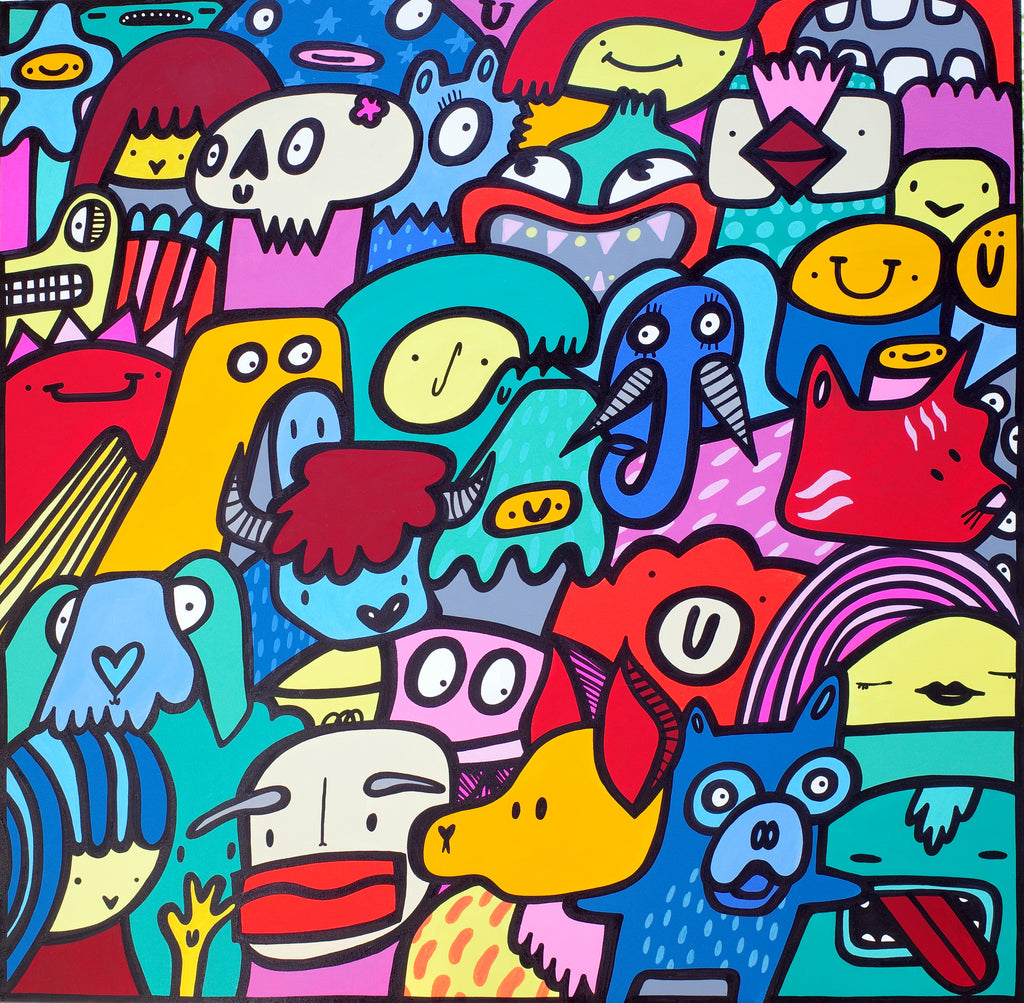 Walk Around The Neighbourhood- Original Painting