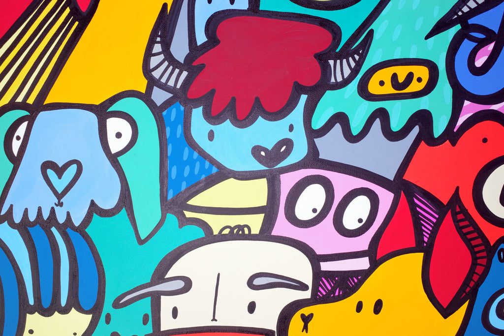 Walk Around The Neighbourhood- Original Painting