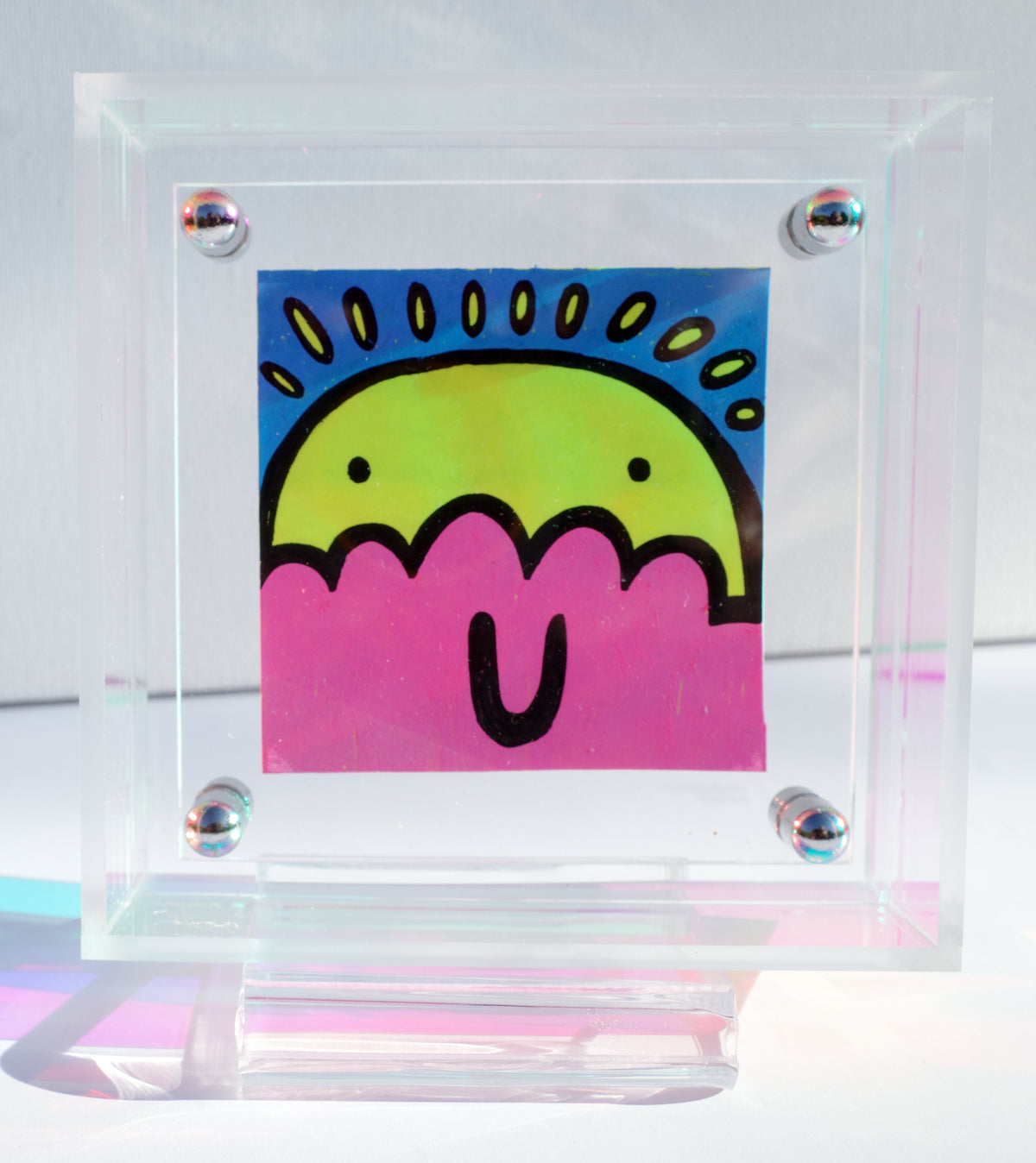 Sunny Guy - Framed Post-it Note