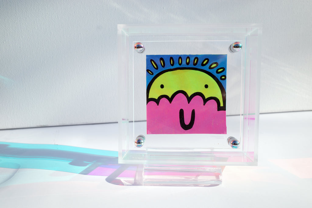 Sunny Guy - Framed Post-it Note