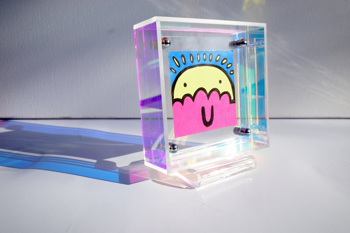 Sunny Guy - Framed Post-it Note