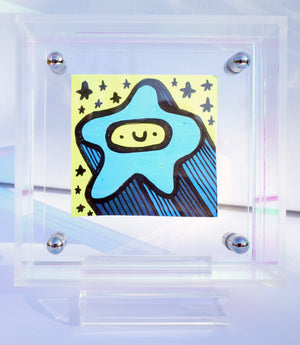 Shooting Star - Framed Post-it Note