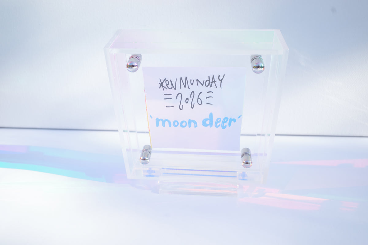 Moon Deer - Framed Post-it Note