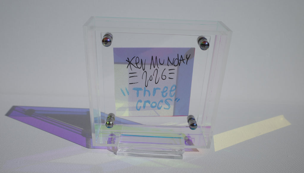 Three Crocs - Framed Post-it Note