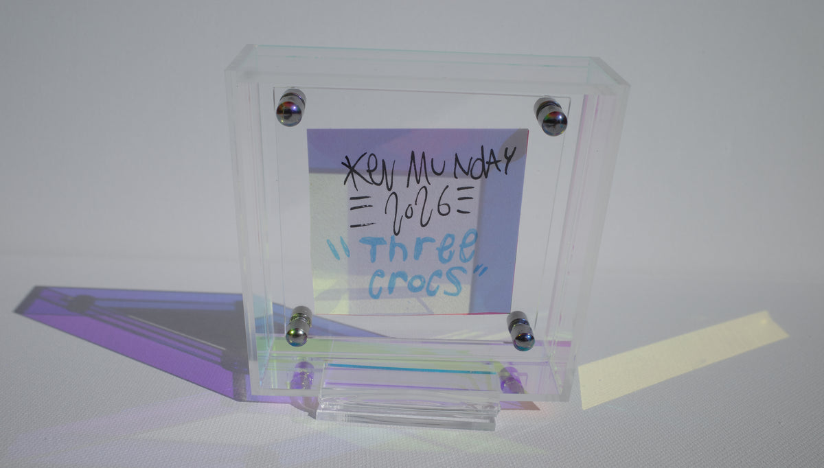 Three Crocs - Framed Post-it Note