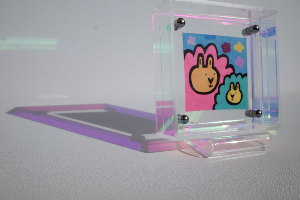 Mother & Son - Framed Post-it Note