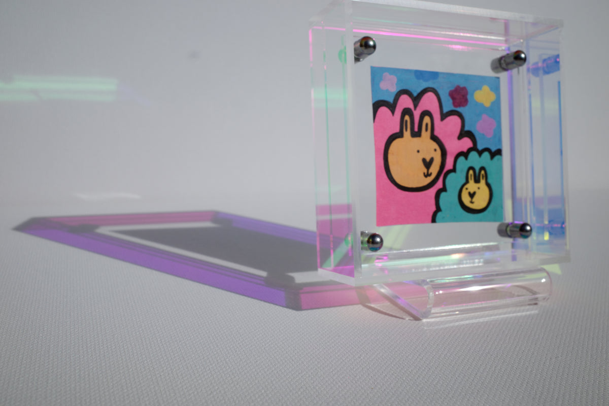 Mother & Son - Framed Post-it Note