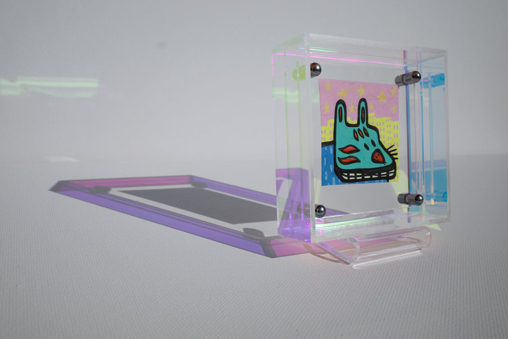 City Cat - Framed Post-it Note