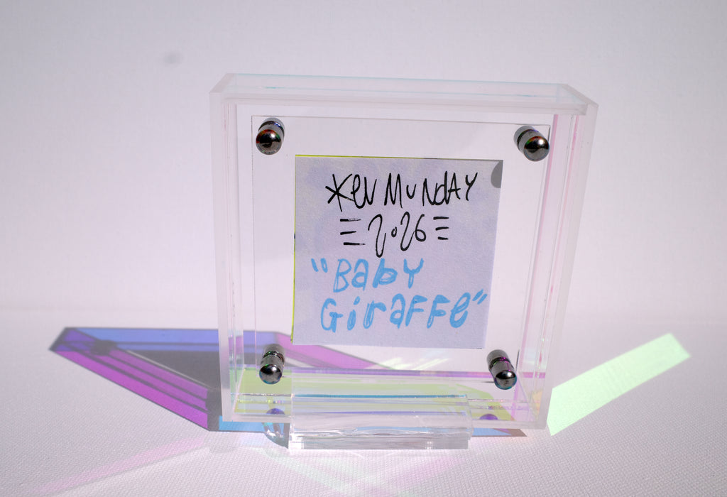 Baby Giraffe - Framed Post-it Note