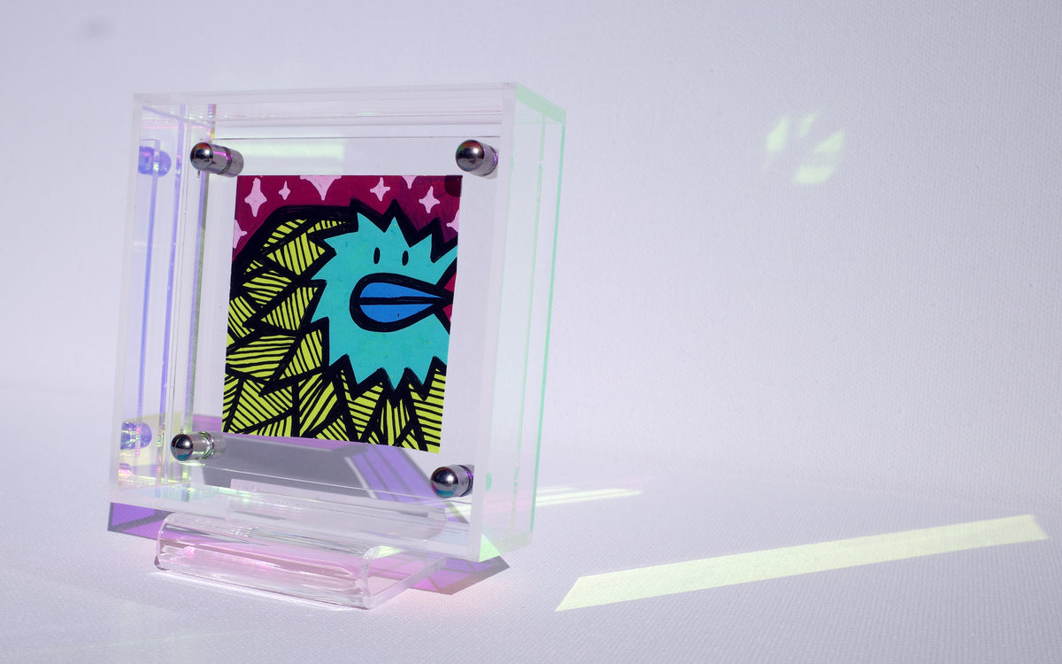 Night Owl - Framed Post-it Note