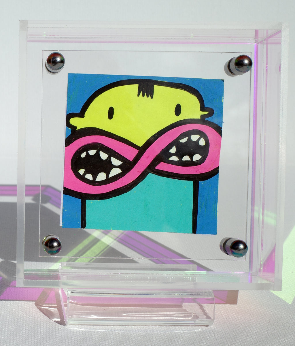 Tongue Tied - Framed Post-it Note