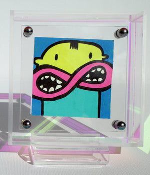 Tongue Tied - Framed Post-it Note