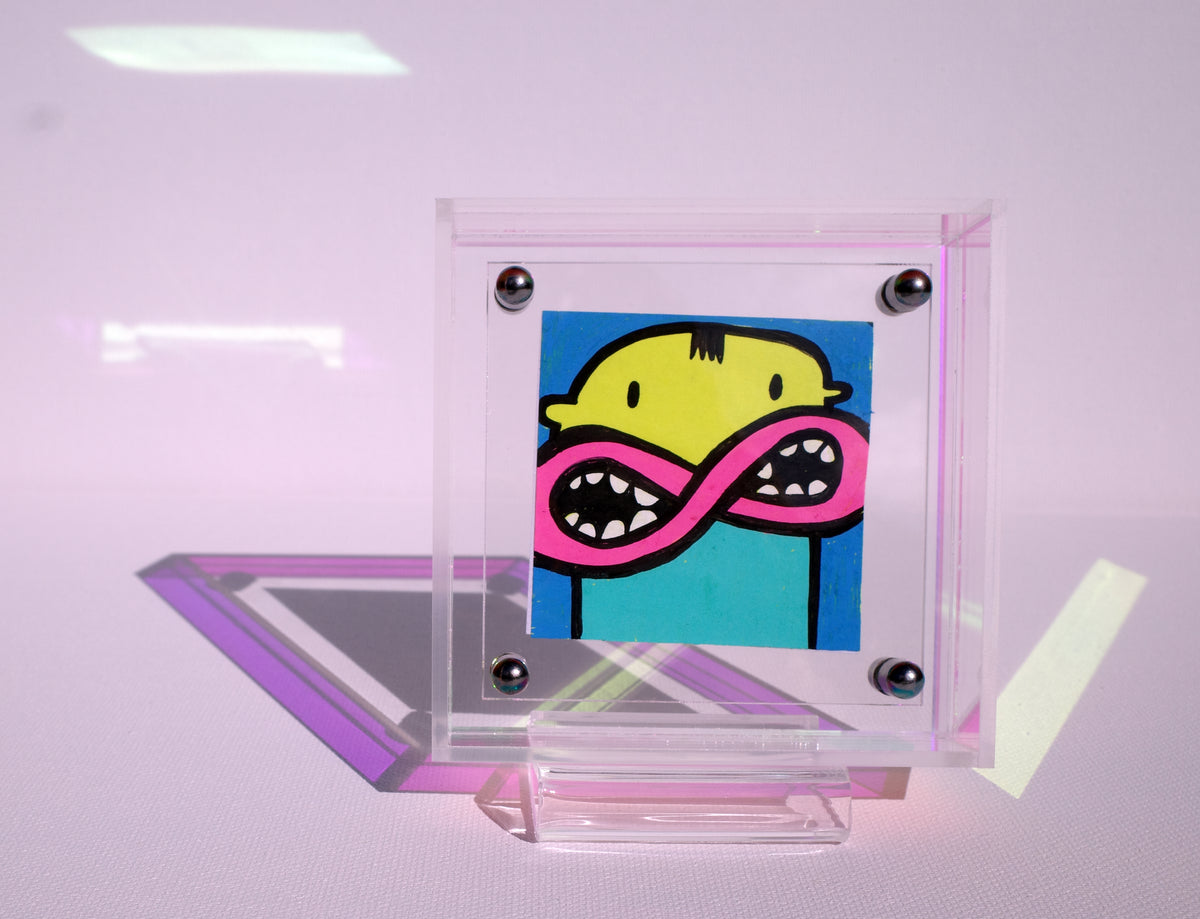 Tongue Tied - Framed Post-it Note