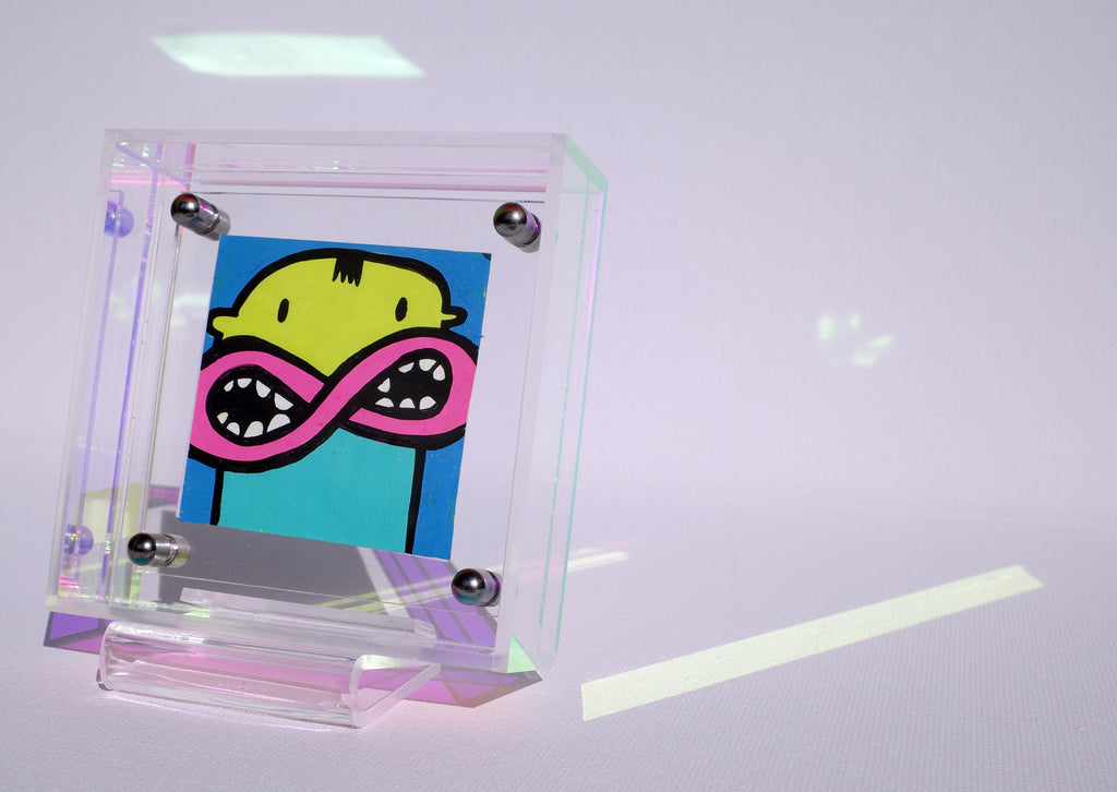 Tongue Tied - Framed Post-it Note