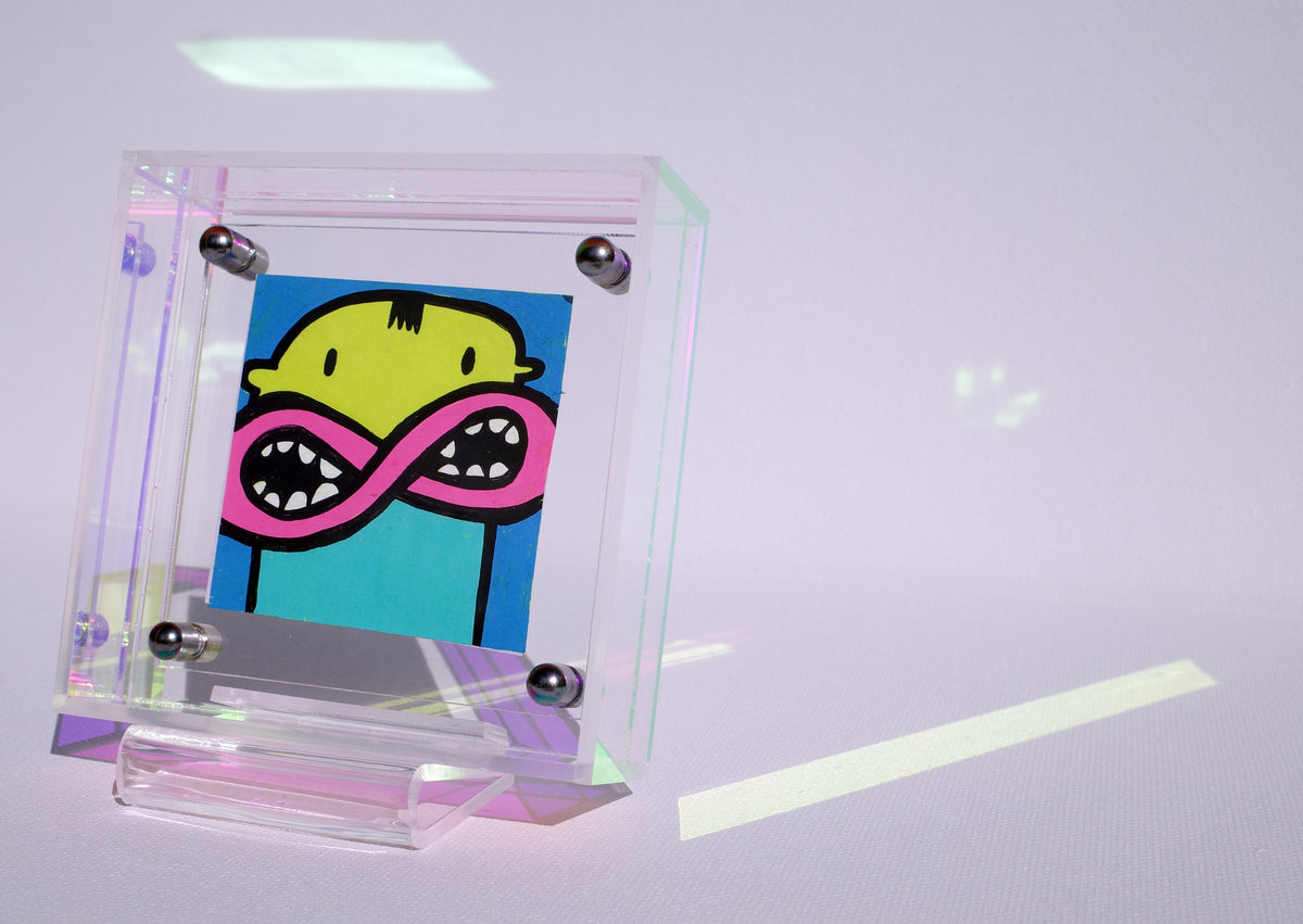 Tongue Tied - Framed Post-it Note