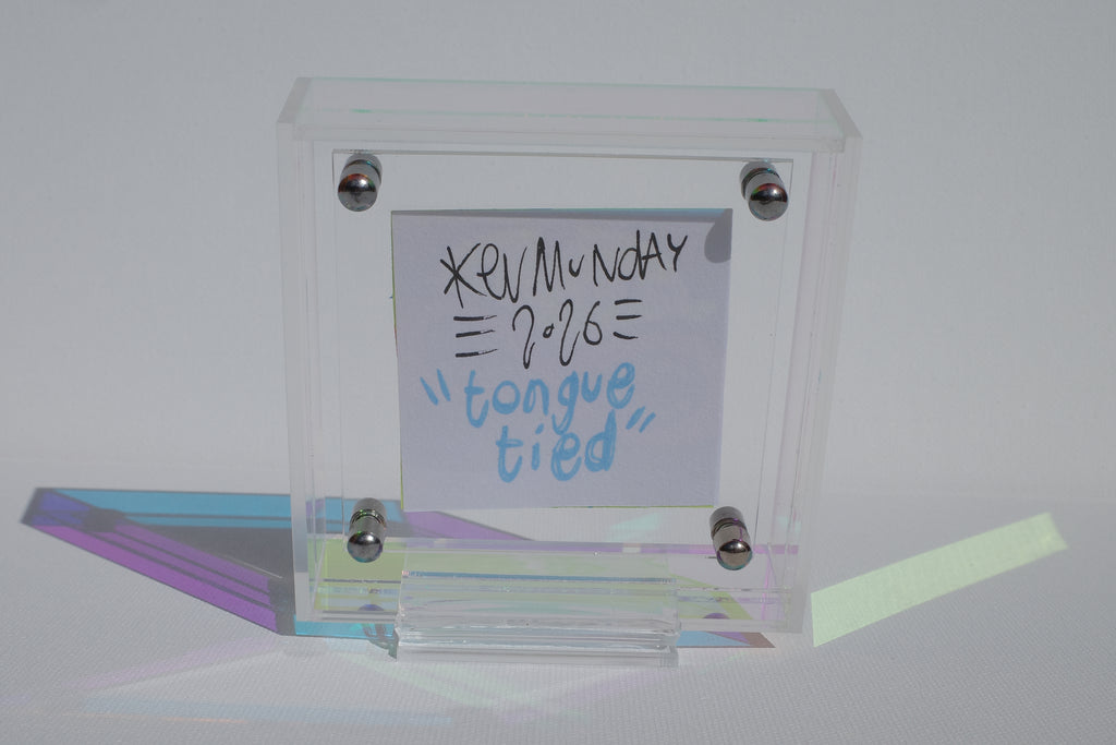 Tongue Tied - Framed Post-it Note