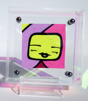 Peaceful - Framed Post-it Note