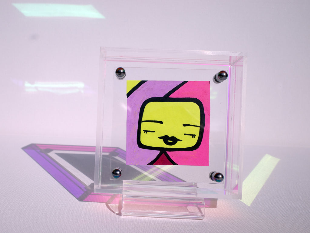 Peaceful - Framed Post-it Note