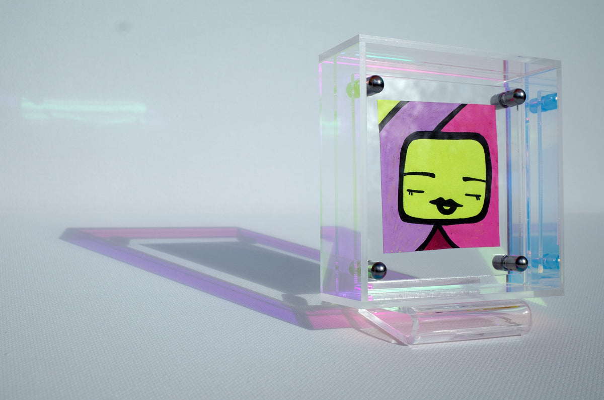 Peaceful - Framed Post-it Note