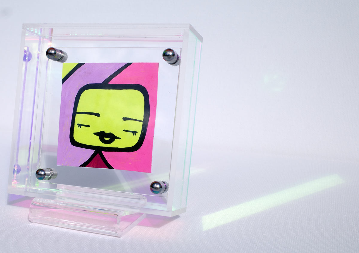 Peaceful - Framed Post-it Note