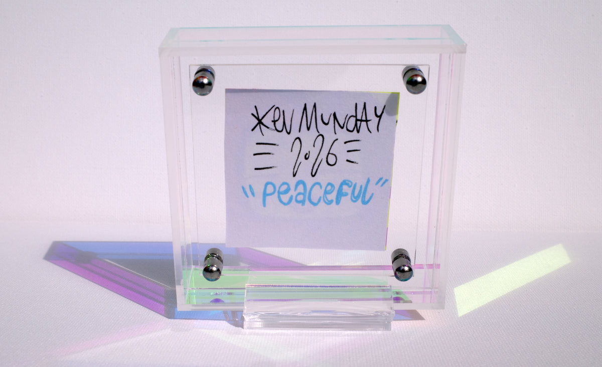 Peaceful - Framed Post-it Note