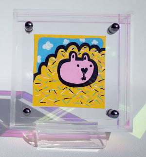 Sprinkle Sheep - Framed Post-it Note