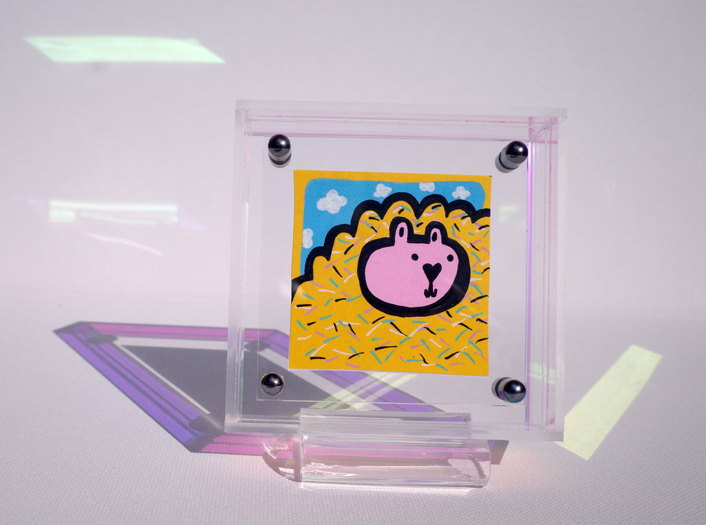 Sprinkle Sheep - Framed Post-it Note